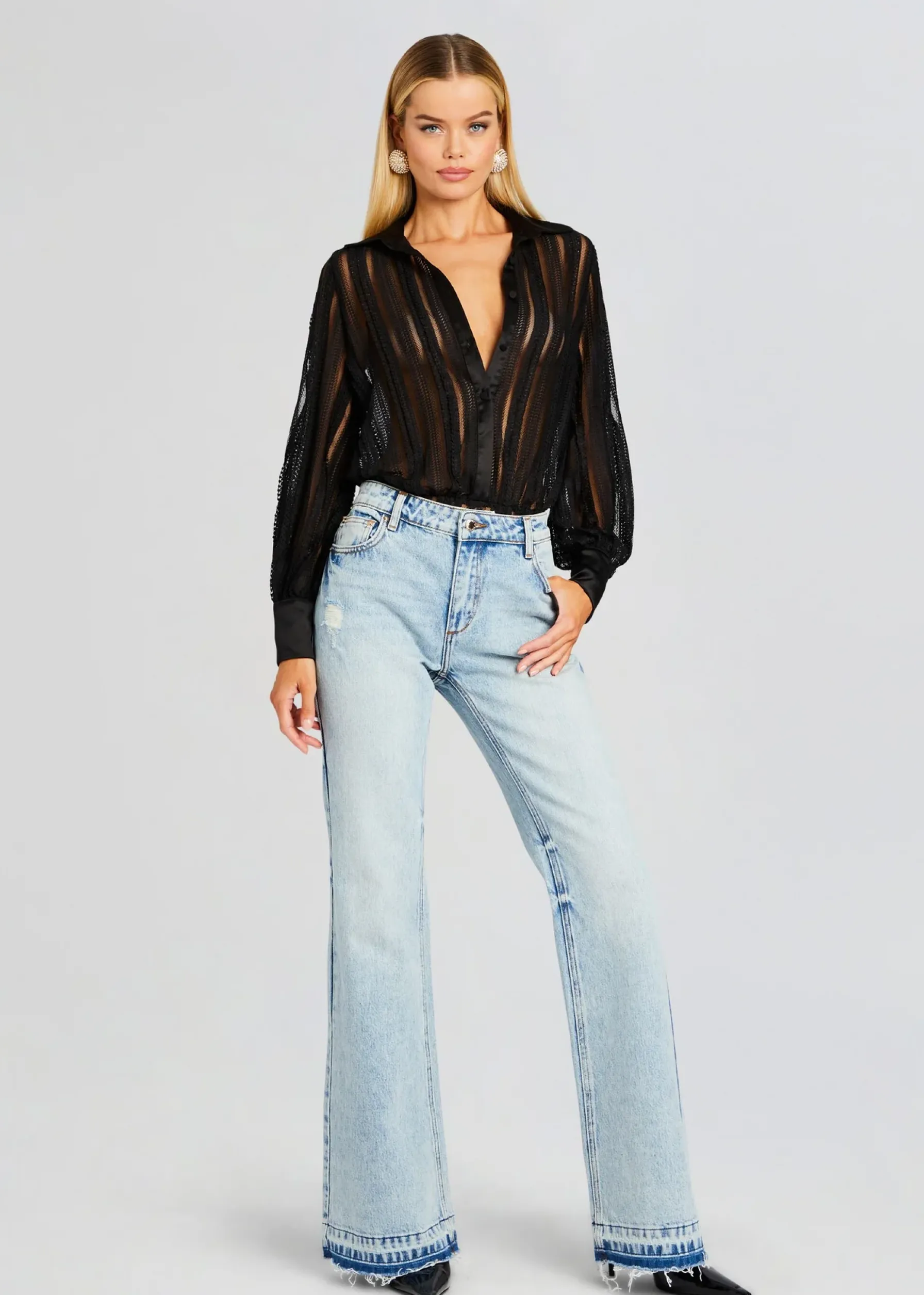 Retrofete Donney Bodysuit Black Sham Cheap