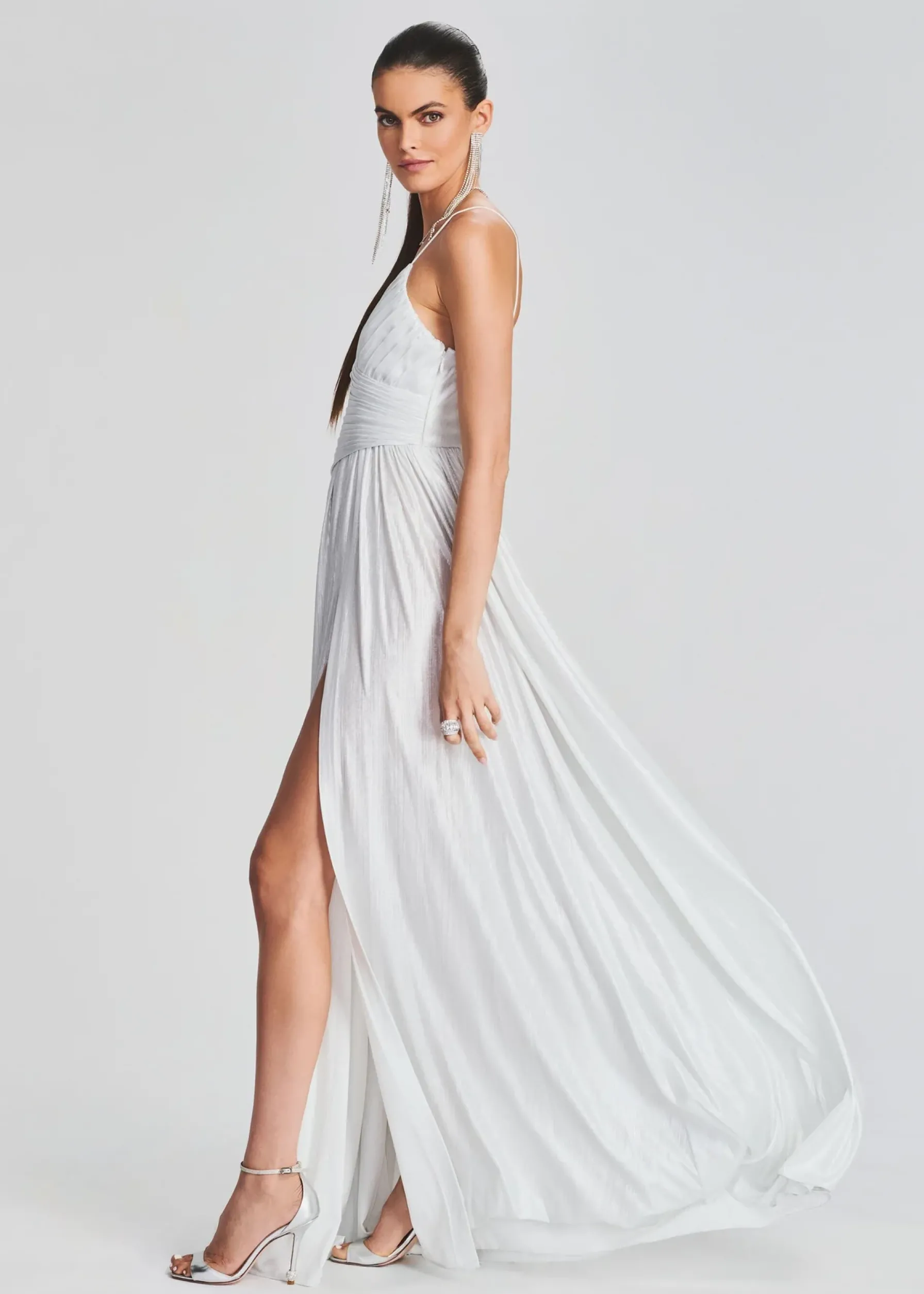 Retrofete Doss Dress Silver/White Cheap