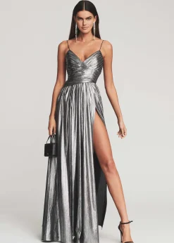 Retrofete Doss Dress Gunmetal Sale