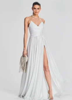 Retrofete Doss Dress Silver/White Sale