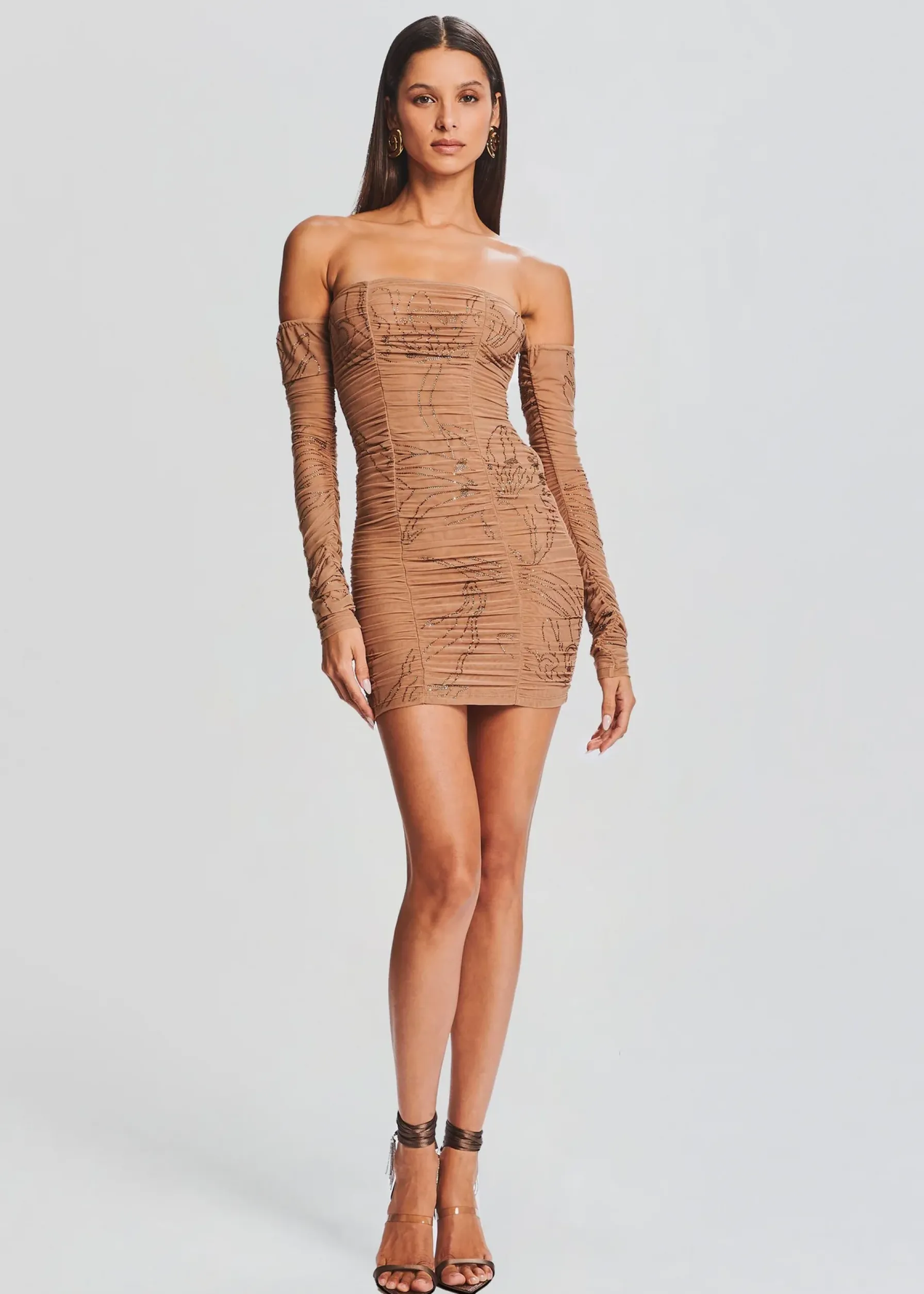 Retrofete Dream Mini Dress Nude Fashion