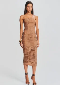 Retrofete Dream Strapless Dress Nude Online