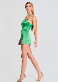Retrofete Easton Dress Natural Green Clearance