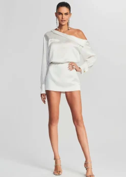 Retrofete Elio Dress Ivory Cheap