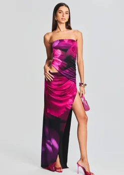 Retrofete Elira Dress Acid Roses Hot