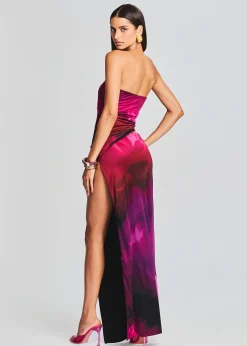 Retrofete Elira Dress Acid Roses Hot
