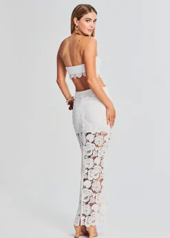 Retrofete Eliza Lace Maxi Dress White Online