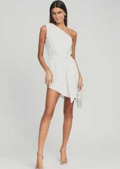 Retrofete Ella Sequin Dress Moonglow White New