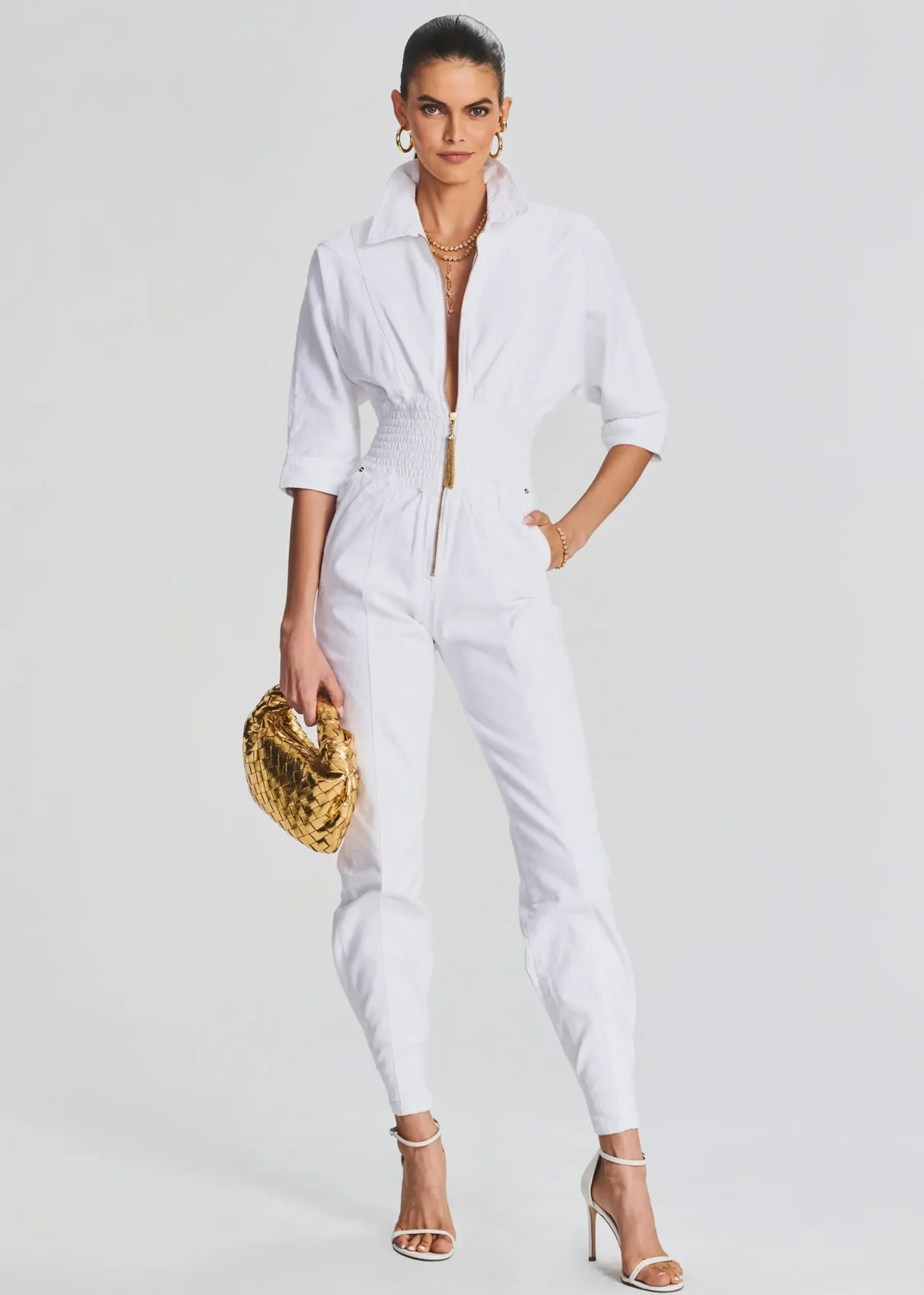 Retrofete Ellis Jumpsuit Optic White Cheap