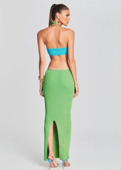 Retrofete Eloisa Dress Green/Blue Discount