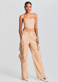 Retrofete Eloise Leather Top Tannin Hot