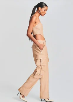 Retrofete Eloise Leather Top Tannin Best