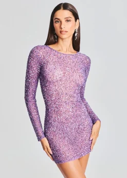 Retrofete Emani Sequin Dress Orchid Lavender Online