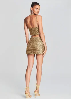 Retrofete Emilia Crystal Top Gold Outlet