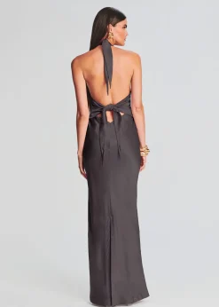 Retrofete Ester Dress Charcoal Hot