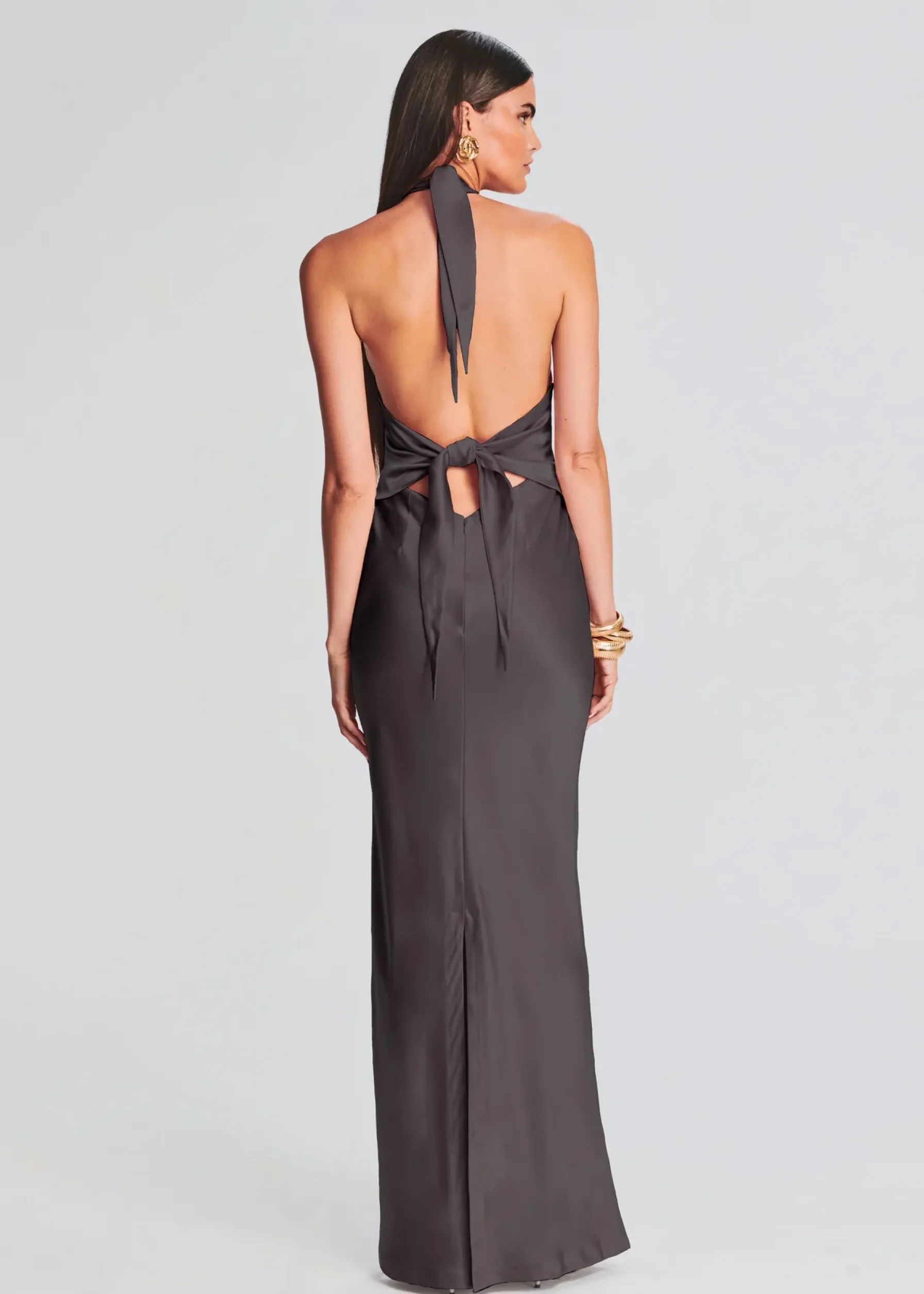 Retrofete Ester Dress Charcoal Hot