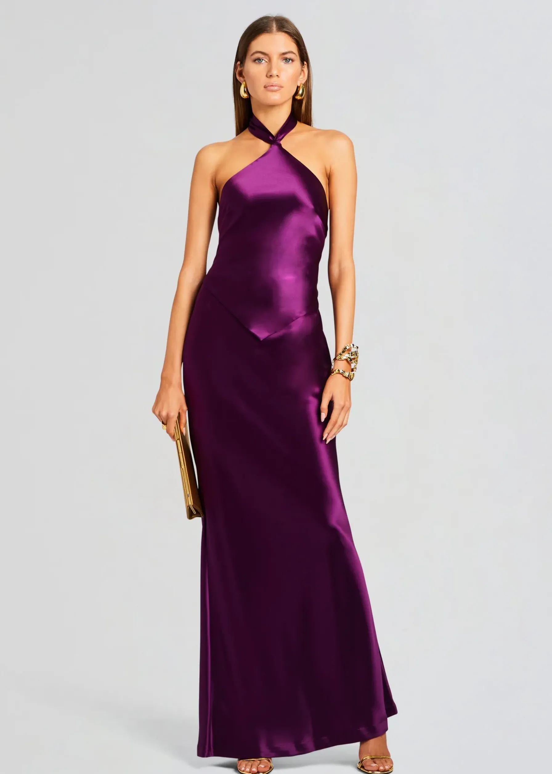 Retrofete Ester Dress Eggplant Discount