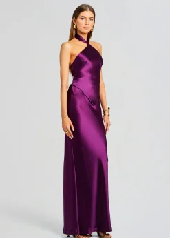 Retrofete Ester Dress Eggplant Discount