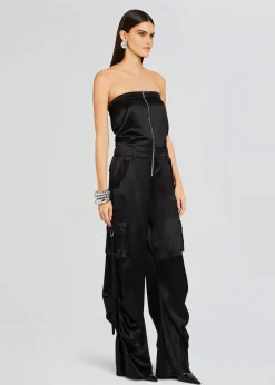 Retrofete Estrella Cargo Jumpsuit Black Best