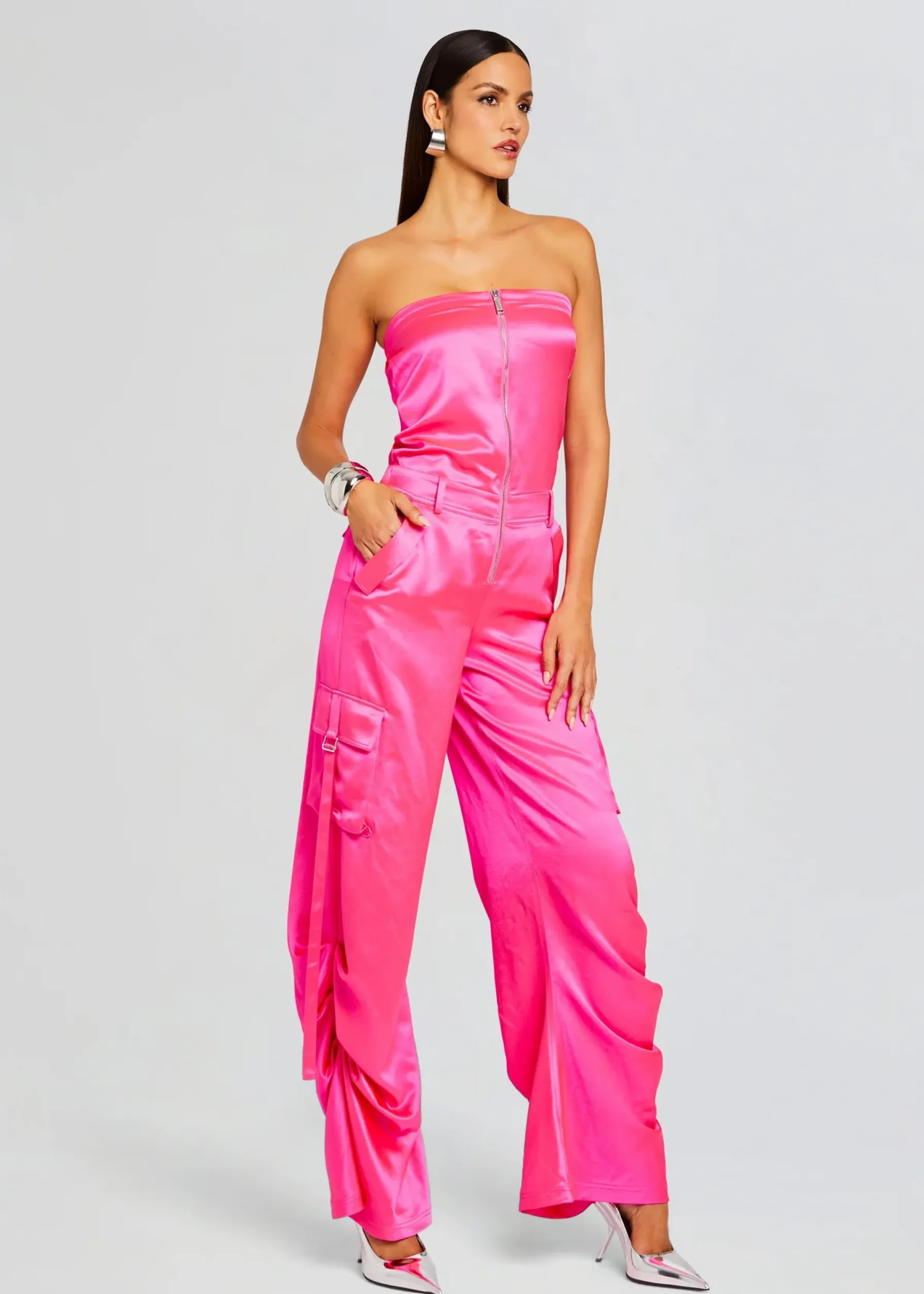 Retrofete Estrella Cargo Jumpsuit Paradise Pink Discount