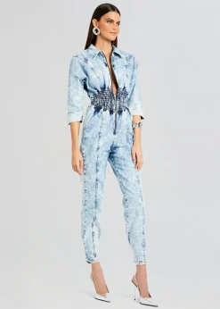 Retrofete Eti Jumpsuit Blue Acid New