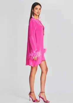 Retrofete Eve Mini Dress Hot Pink Shop