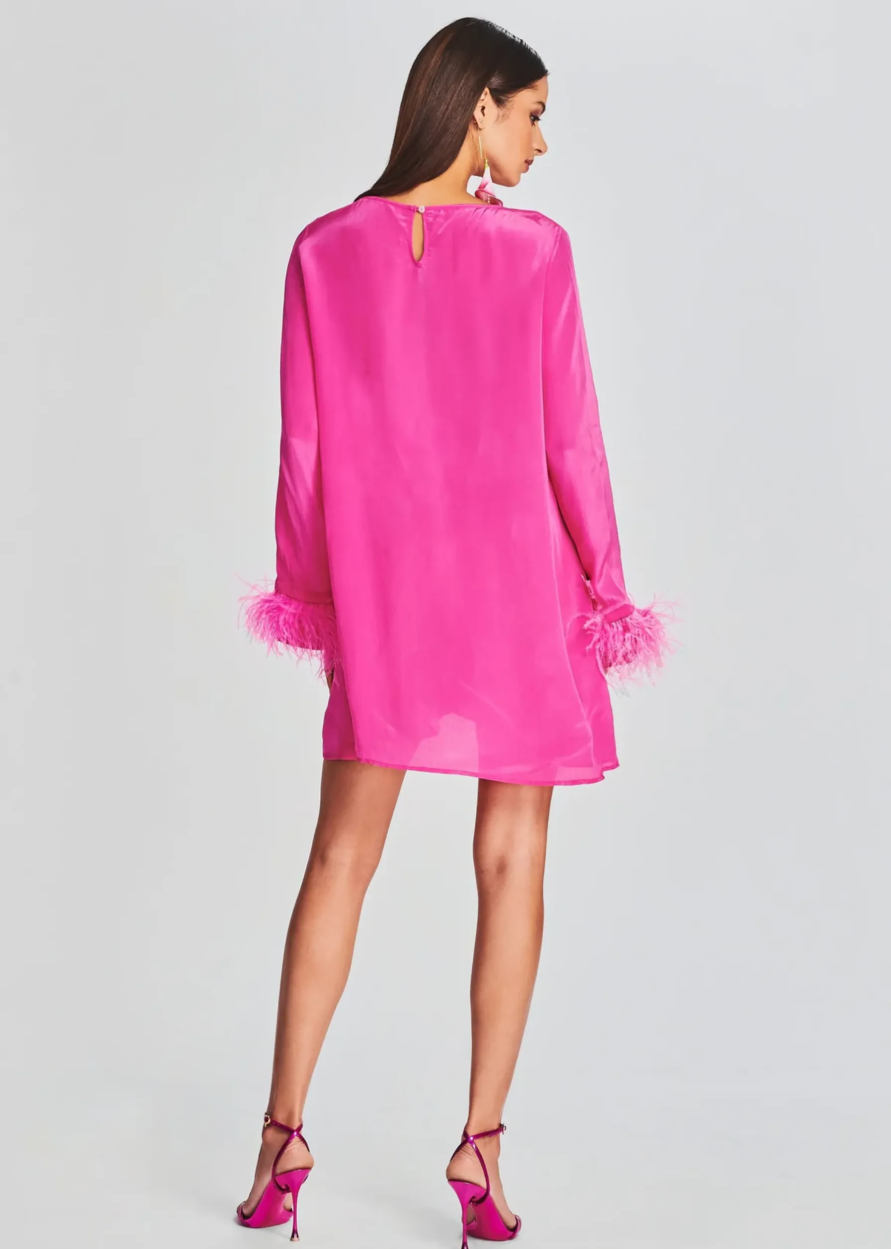 Retrofete Eve Mini Dress Hot Pink Shop