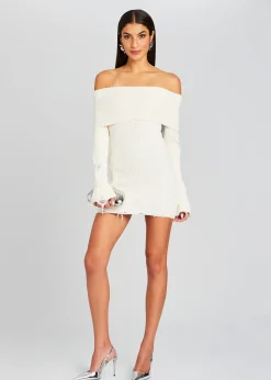 Retrofete Everleigh Dress Winter White New