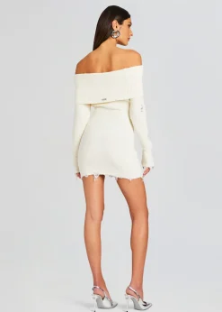 Retrofete Everleigh Dress Winter White New
