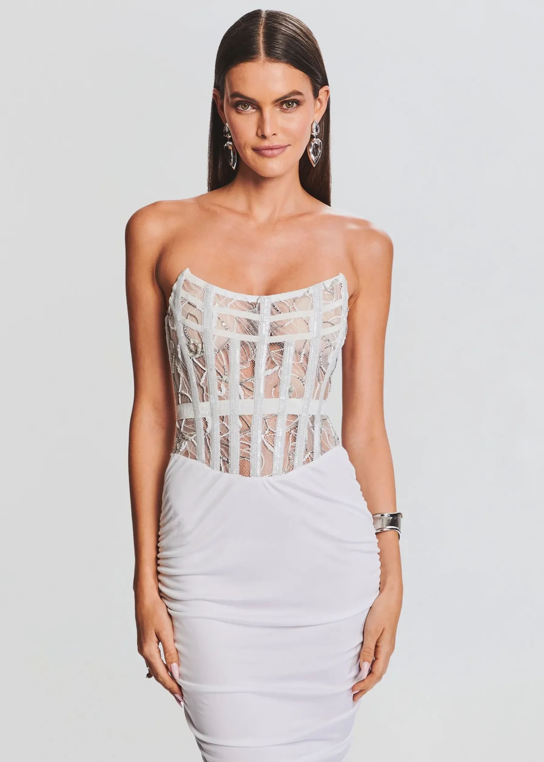 Retrofete Fae Embellished Dress White Store