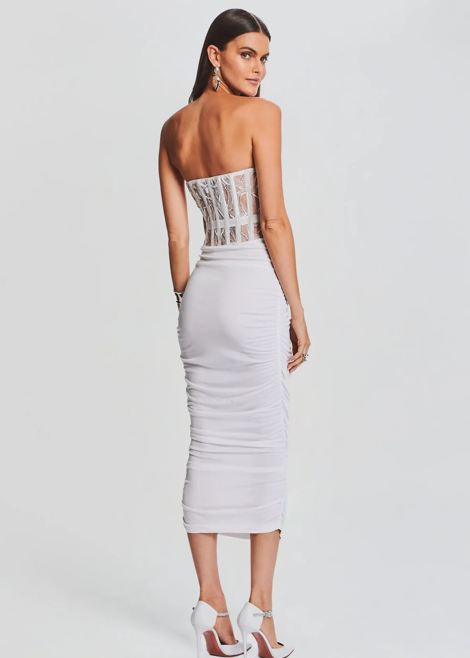 Retrofete Fae Embellished Dress White Outlet