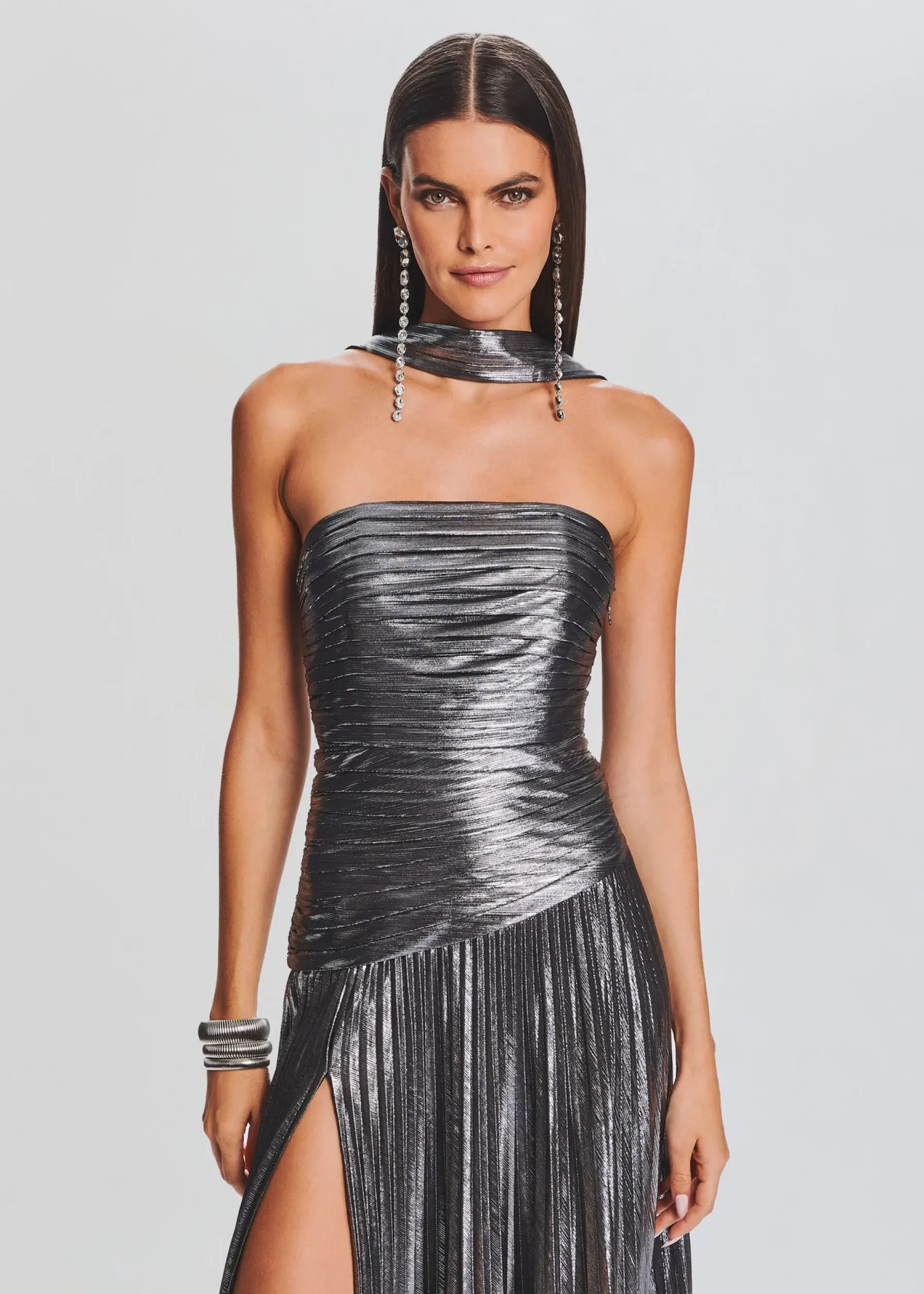 Retrofete Faye Dress Gunmetal Store
