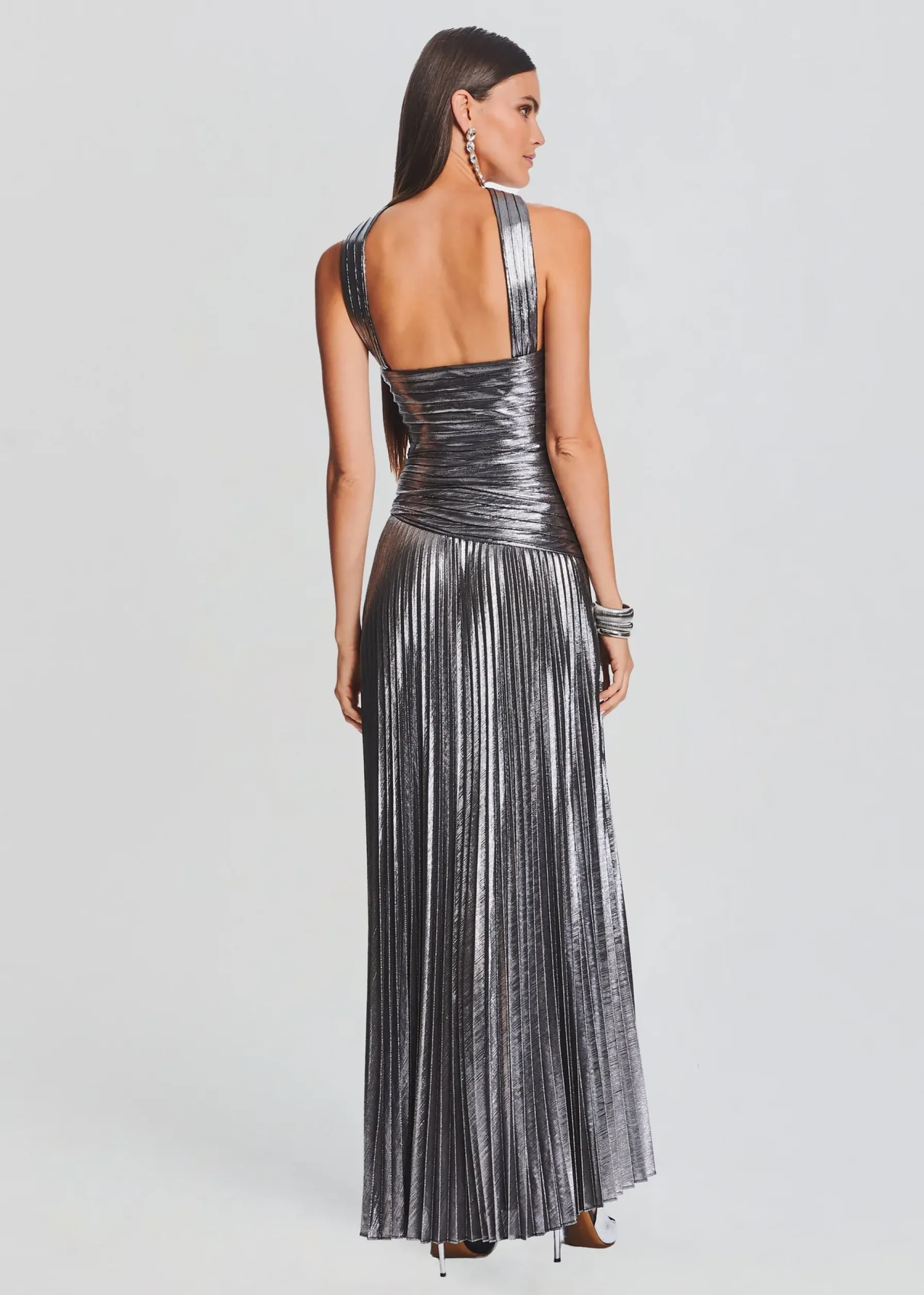 Retrofete Faye Dress Gunmetal Store