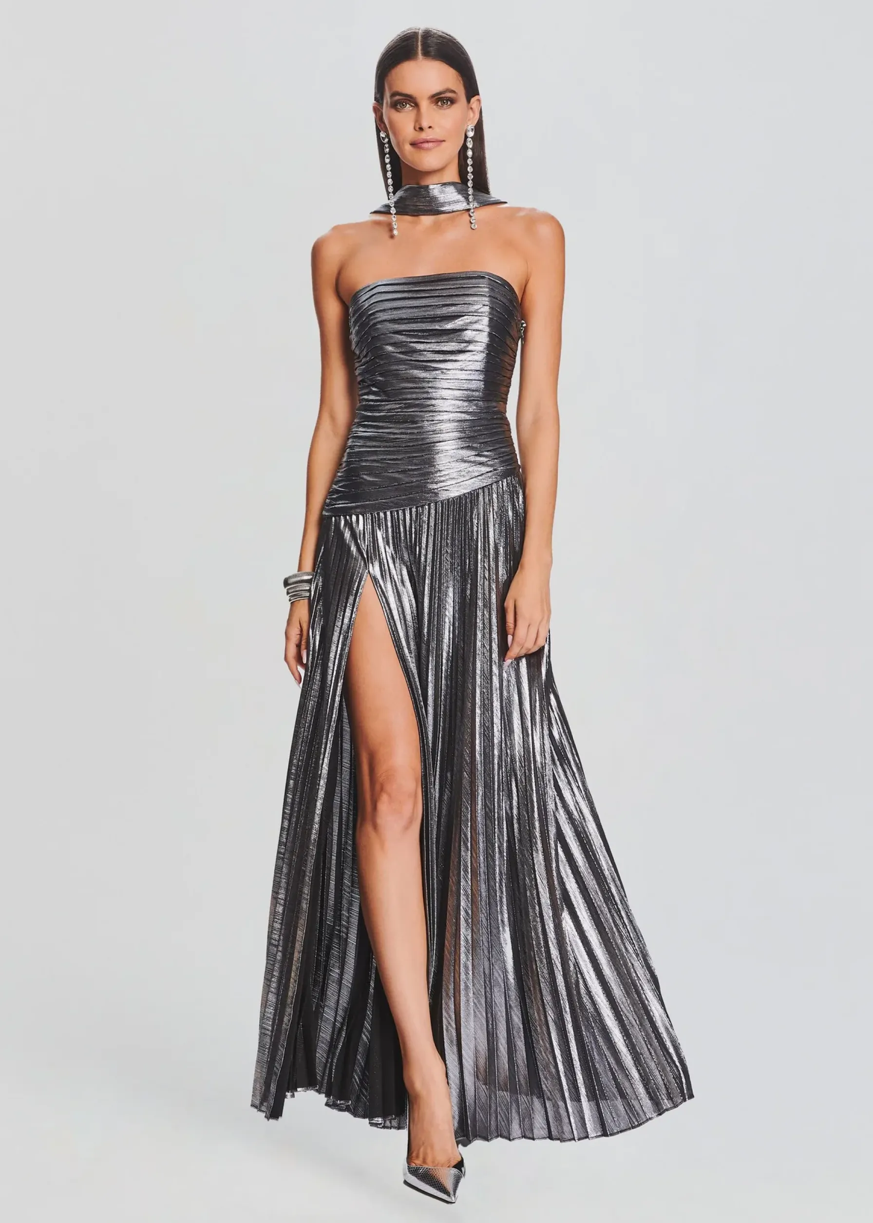 Retrofete Faye Dress Gunmetal Store