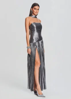 Retrofete Faye Dress Gunmetal Store