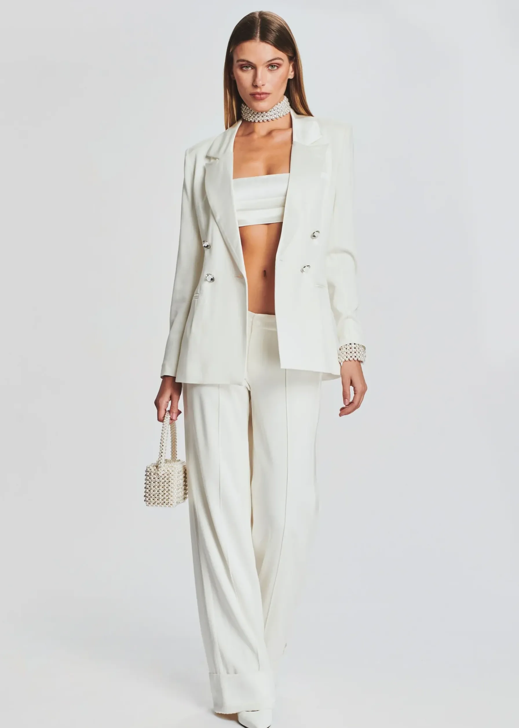 Retrofete Femme Blazer White Best Sale