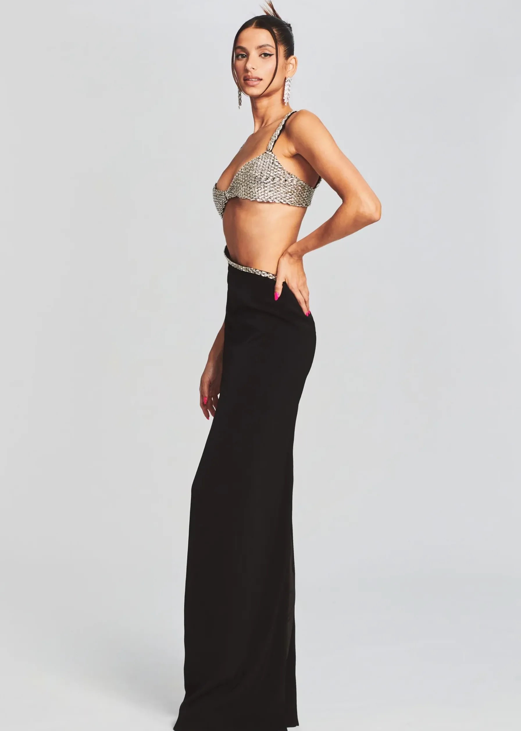 Retrofete Fernanda Dress Black/Silver Cheap