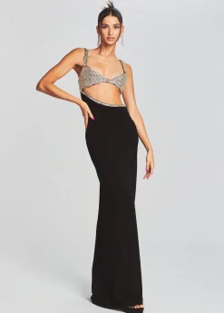 Retrofete Fernanda Dress Black/Silver Best Sale
