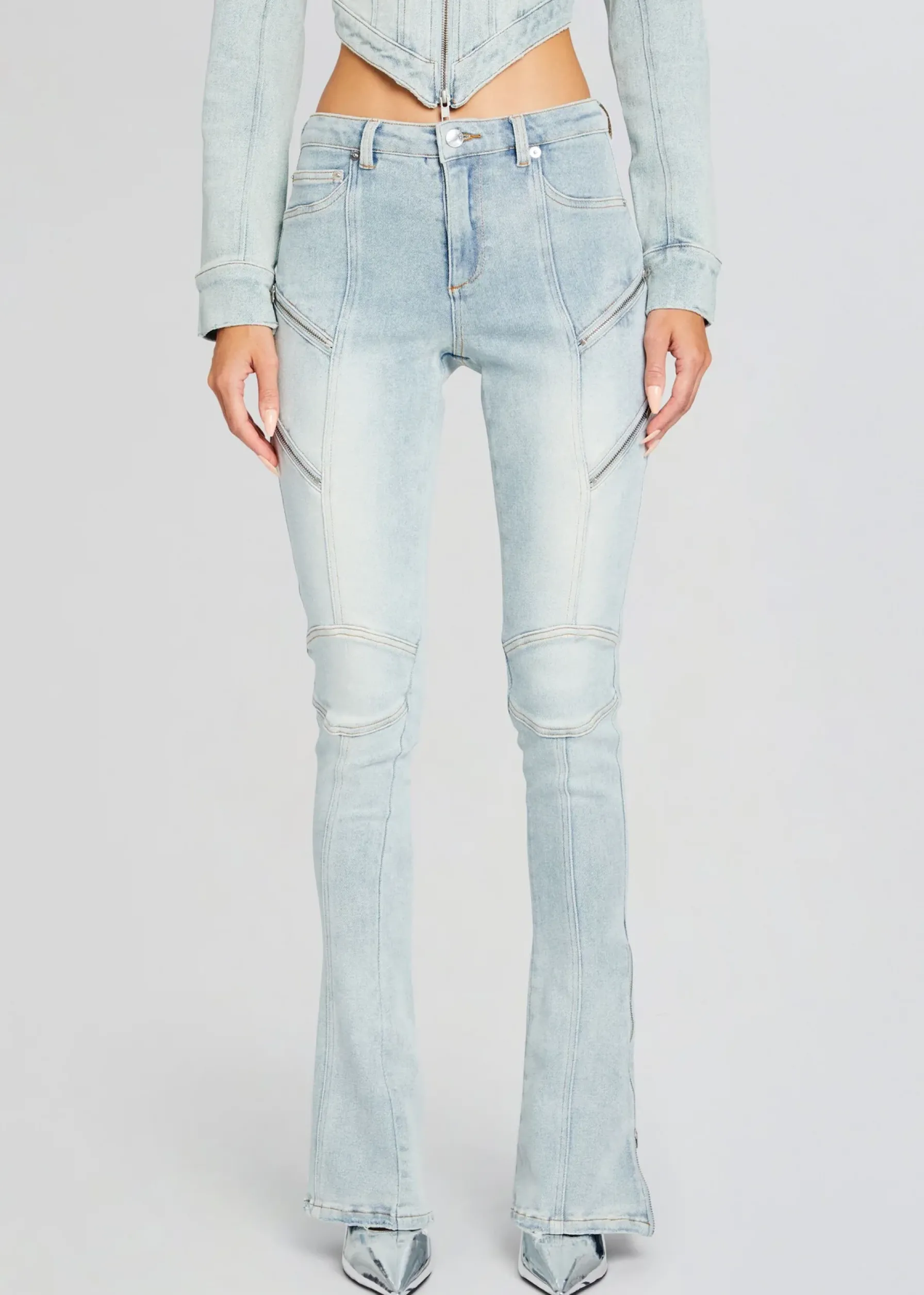 Retrofete Ferris Zipper Jean Skylight Cheap