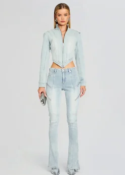 Retrofete Ferris Zipper Jean Skylight Flash Sale