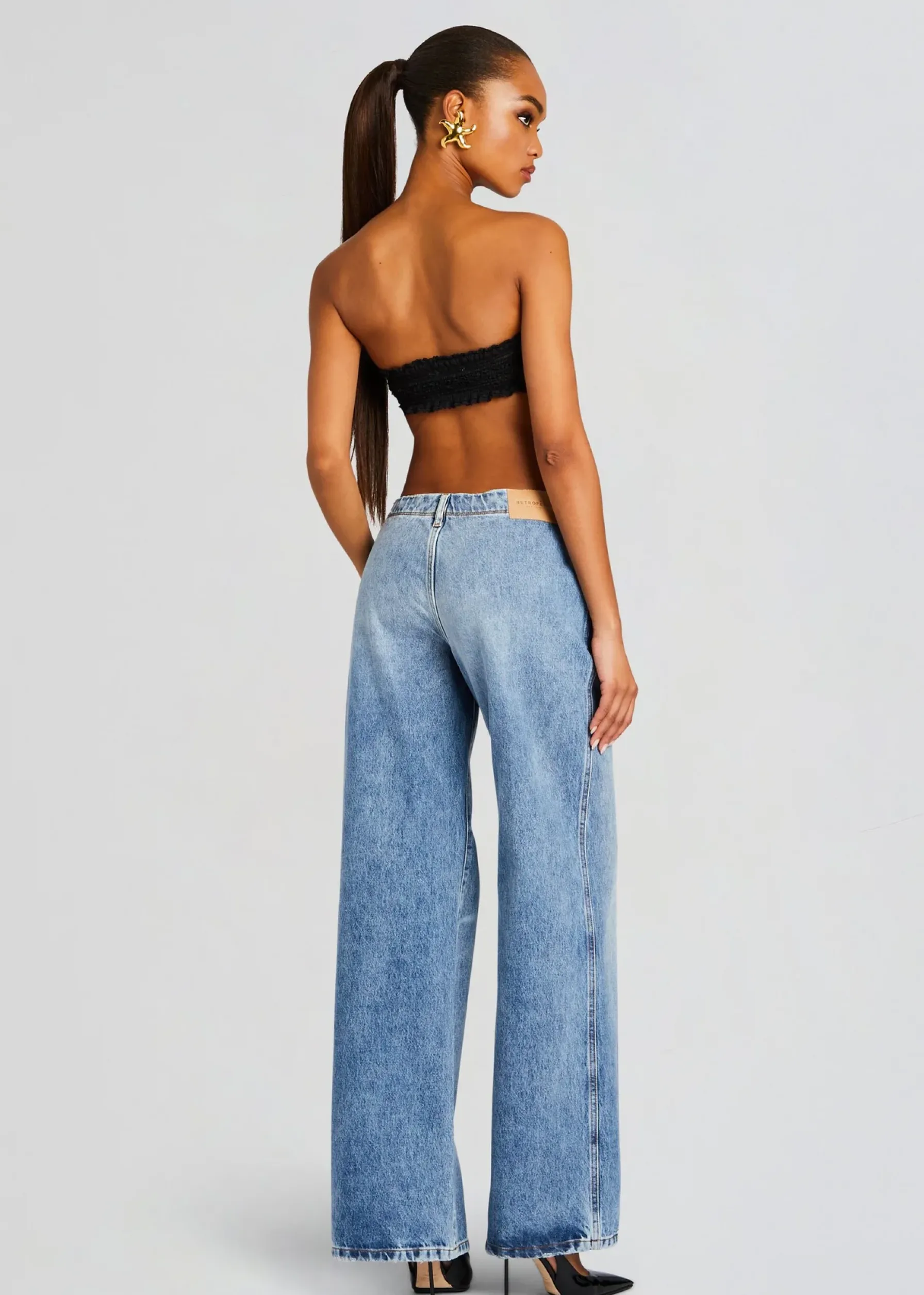 Retrofete Fhary Top Black Sham Hot