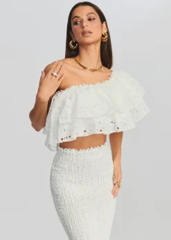 Retrofete Flamingo Top White Flash Sale