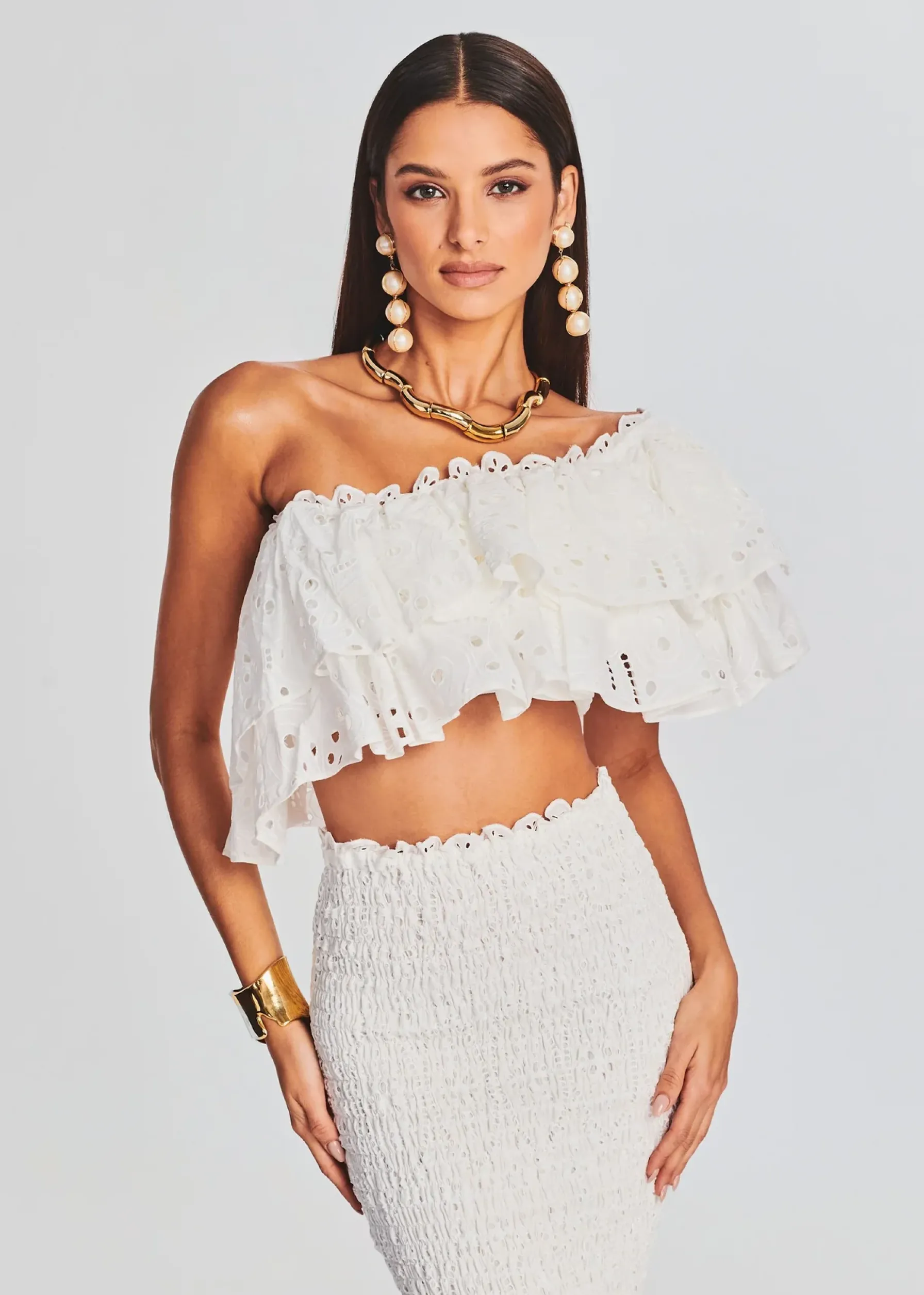 Retrofete Flamingo Top White Fruition Flash Sale
