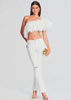 Retrofete Flamingo Top White Fruition Flash Sale