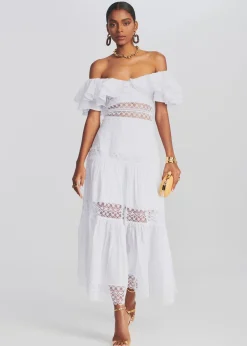 Retrofete Florence Long Dress White Best Sale