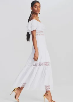 Retrofete Florence Long Dress White Best Sale