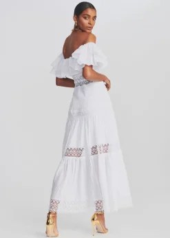 Retrofete Florence Long Dress White Best Sale