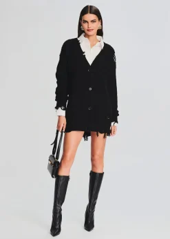 Retrofete Florence Sweater Dress Black Hot