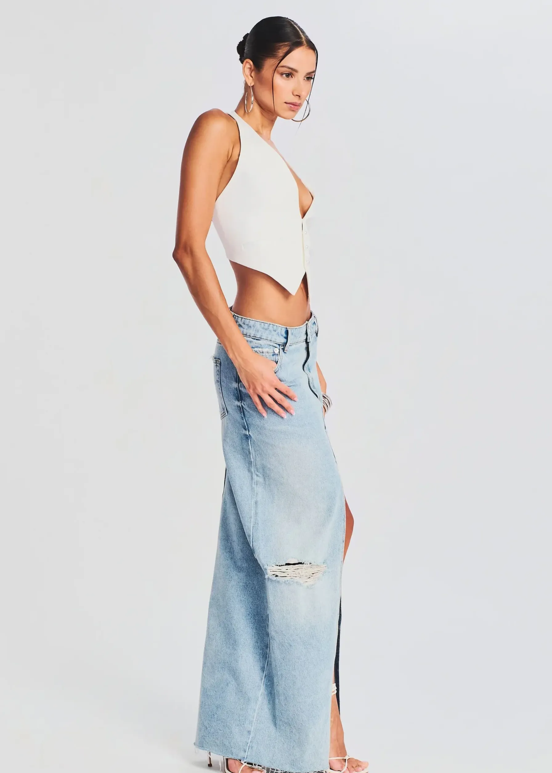 Retrofete Florence Vest White Flash Sale