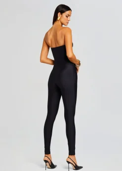 Retrofete Fluer Lycra Jumpsuit Black Cheap